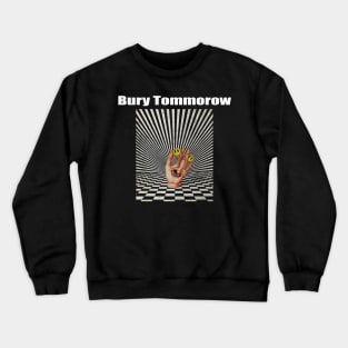 Illuminati Hand Of Bury Tommorow Crewneck Sweatshirt